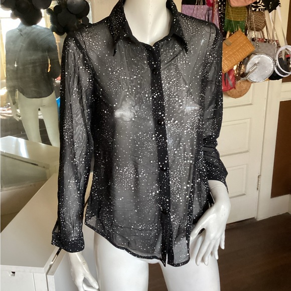 NWT vintage sheer & silver from John Roberts - Picture 1 of 6